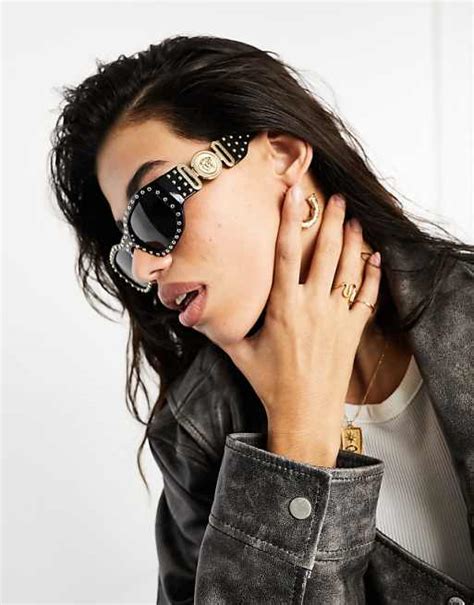 versace round studded sunglasses|where to buy Versace sunglasses.